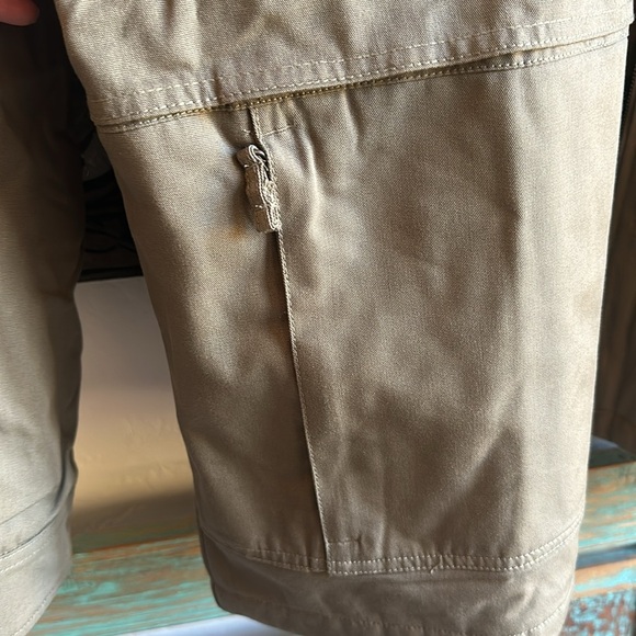 NWT $180 Columbia Loma Vista ll Jacket Size 6X Khaki/Green Camo Orange Collar - Picture 4 of 10